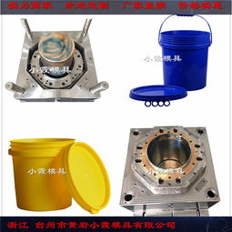 注塑模具廠家臺(tái)州塑膠模具 13升涂料桶塑料模具加工定制